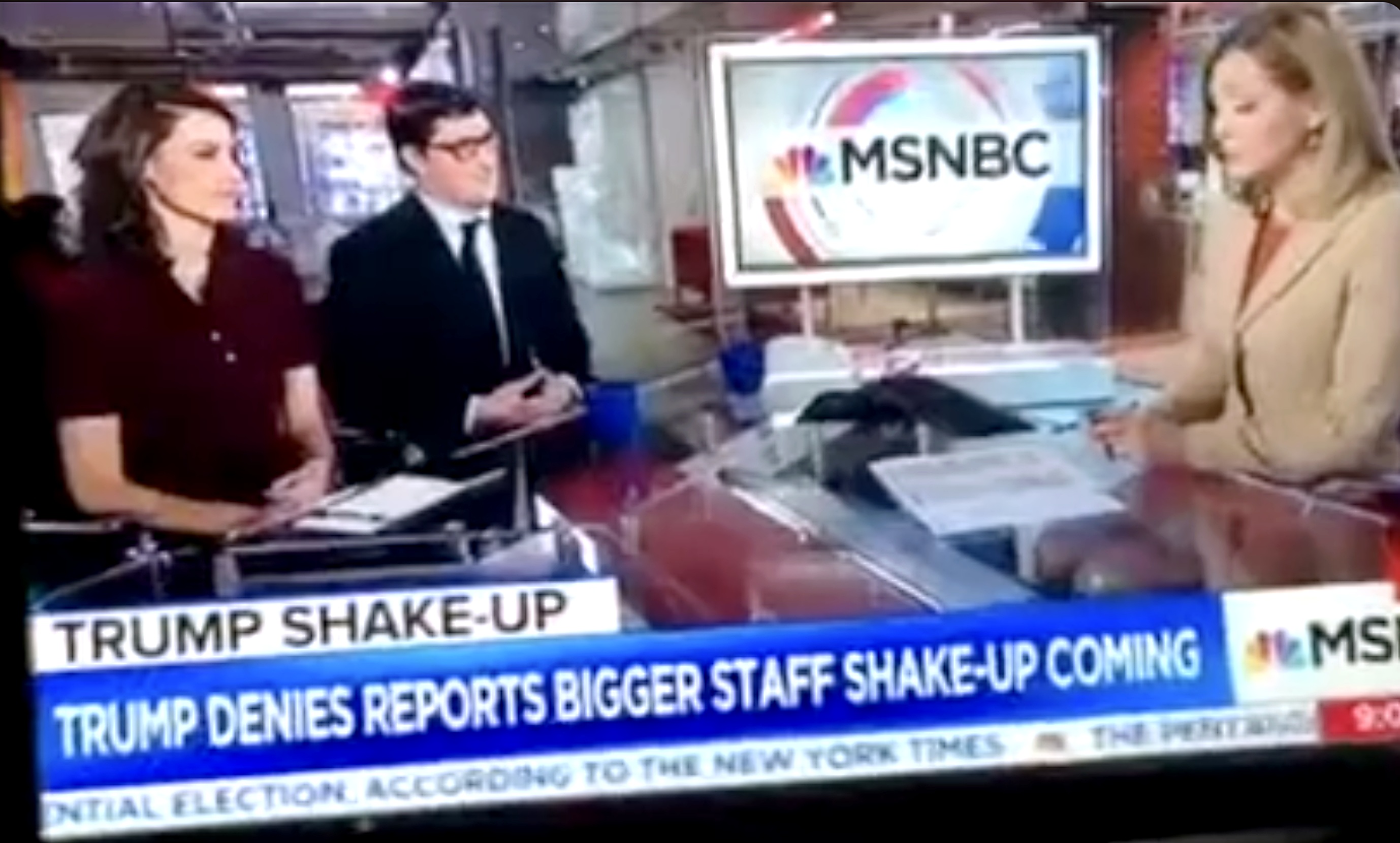 Nick Fouriezos in a newsroom and television reporting environment
